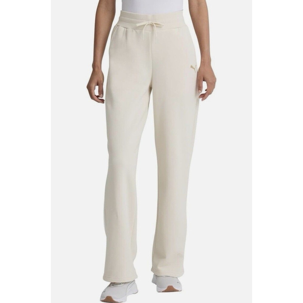 PUMA Women's Fleece Sweat Pants for Women's Straight Leg Winter Sweatpants Large